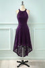 Load image into Gallery viewer, høy lav grime ermeløs blonder kjole