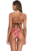 Load image into Gallery viewer, split badedrakt trykt trekant bikini