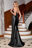 Load image into Gallery viewer, Stunning Orange Mermaid Spaghetti stropper korsett Prom kjole med Split Front