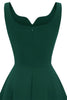 Load image into Gallery viewer, rødme solid vintage swing kjole