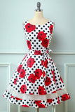 rosa vintage 1950-tallet kjole