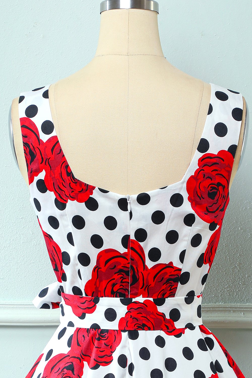 rosa vintage 1950-tallet kjole