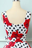 rosa vintage 1950-tallet kjole