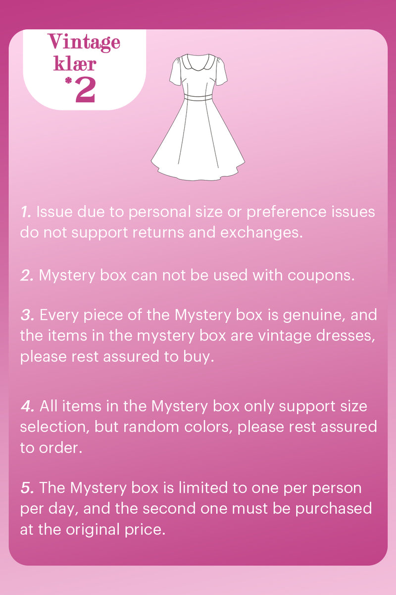 Load image into Gallery viewer, ZAPAKA MYSTERY BOX of 2Pc Vintage Dresses