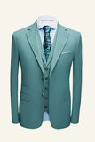 Mint 3 stk hakket lapel menn prom bryllup dresser