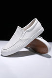 White Slip-on Light Weight Skate Sko