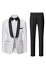 Load image into Gallery viewer, Royal Blue 3 Piece Shawl Lapel Menns Prom Suits