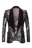 Load image into Gallery viewer, grå jacquard one-piece menns dress