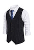 Load image into Gallery viewer, Single Breasted Slim Fit Stripet Herre Dress Vest