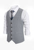 Load image into Gallery viewer, Single Breasted Slim Fit Stripet Herre Dress Vest