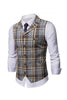 Load image into Gallery viewer, Sjekk Single Breasted Grey Menns Casual Vest