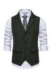 Single Breasted Lapel Navy menns dressvest