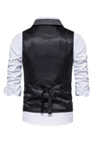 Single Breasted Lapel Navy menns dressvest