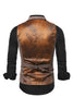 Load image into Gallery viewer, Sjekk single breasted gun lapel krage menns dress vest
