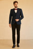 Load image into Gallery viewer, Peak Lapel Navy Bryllup menn Suit