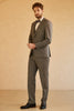 Load image into Gallery viewer, Grey Peak Lapel Bryllup menn Suit