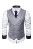 Load image into Gallery viewer, Shawl Neck Blue Double Breasted menns vest