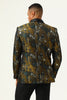Load image into Gallery viewer, Gul Jacquard Double Breasted Shawl Lapel menn Prom Blazer