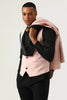 Load image into Gallery viewer, Pink Shaw Lapel 3 Piece menn Prom Suits