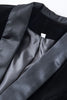 Load image into Gallery viewer, Black Shawl Lapel Velvet Women Blazer