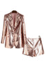 Load image into Gallery viewer, Sparkly Champagne Paljetter 2 Piece Kvinner Drakter