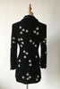 Load image into Gallery viewer, Sparkly Black Velvet Beaded Bees Women Blazer