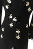 Load image into Gallery viewer, Sparkly Black Velvet Beaded Bees Women Blazer