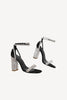 Load image into Gallery viewer, Rhinestone Chunky Heel One Buckle Sexy High Heel Sandals
