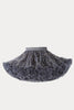 Load image into Gallery viewer, Sparkly Dark Grey Ruffled Tutu Stars Girl Skirt