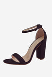 Chunky One Strap High Heel Sandaler