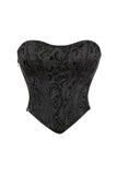 Black Boned Underbust Midje Trener Korsett