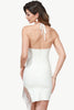 Load image into Gallery viewer, Halter White Cocktail Dress med frynser