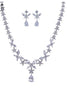 Load image into Gallery viewer, royal blå sommerfugl krystall dråpe øredobber halskjede smykker sett