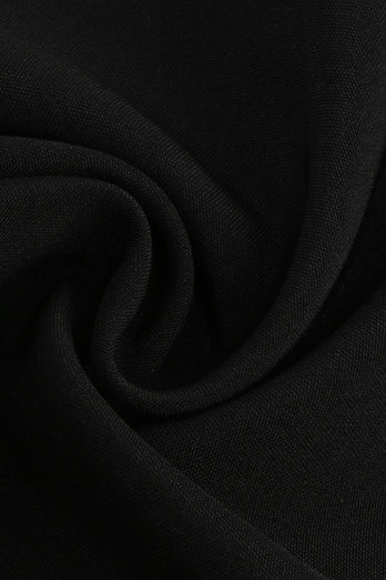 Black Jewel Neck ermeløs 50-talls jentekjole