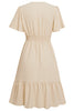 Load image into Gallery viewer, Aprikos V Neck A Line Summer Dress