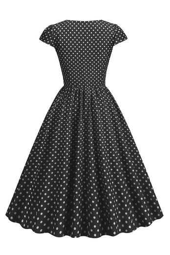 Polka Dots Swing 1950-tallet Kjole