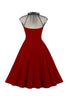 Load image into Gallery viewer, Black A Line Vintage 1950-tallet kjole med knapper
