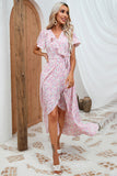 Rosa Floral Maxi Wrap Dress