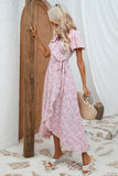 Rosa Floral Maxi Wrap Dress