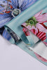 Load image into Gallery viewer, En linje juvelhals lyseblå trykt jentekjole
