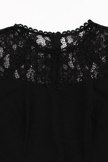 Black Swing 1950-tallet kjole med blonder