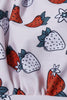 Load image into Gallery viewer, Hvitt badetøy i ett stykke med jordbær
