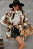 Load image into Gallery viewer, Gul Leopard Trykt Faux Fur Midi Women Coat