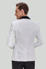 Load image into Gallery viewer, hvit jacquard 3 stykke menns dresser med sjal lapel