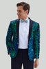Load image into Gallery viewer, grønn menns paljett blazer jakke
