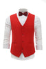 Load image into Gallery viewer, rød single breasted sjal lapel menns dress vest