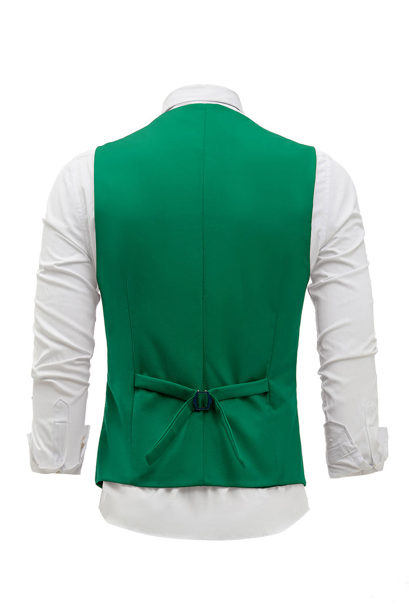 Load image into Gallery viewer, grønn single breasted sjal lapel menns dress vest