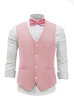 rosa single breasted sjal lapel menns dress vest