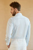 Load image into Gallery viewer, Lange ermer lyseblå solid dress skjorte