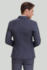 Load image into Gallery viewer, Menns 3-delt Pinstripe Grey Suit